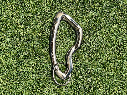 Chrome Lightning Isaiah 40:31 Carabiner