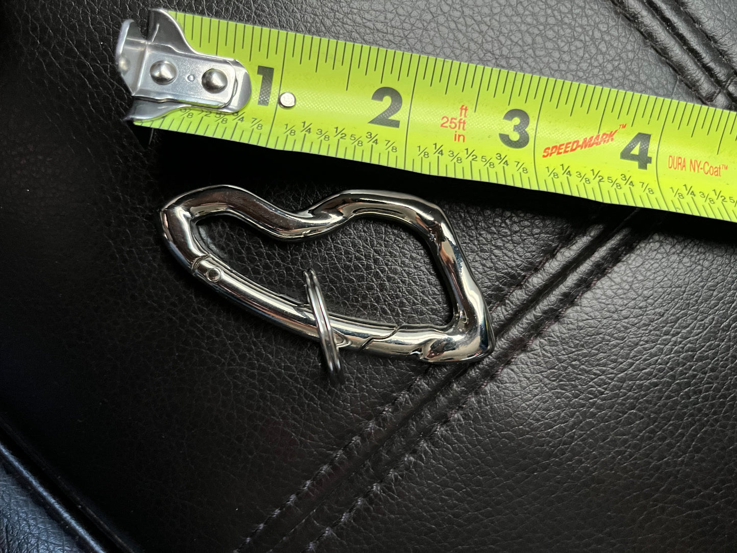 Chrome Lightning Isaiah 40:31 Carabiner